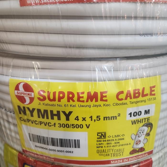 kabel serabut nymhy 4x1.5 mm supreme 50m