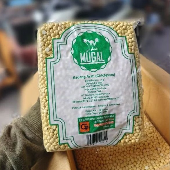 

Kacang Arab Chickpeas 1kg / kacang arab super / oleh oleh haji kacang arab