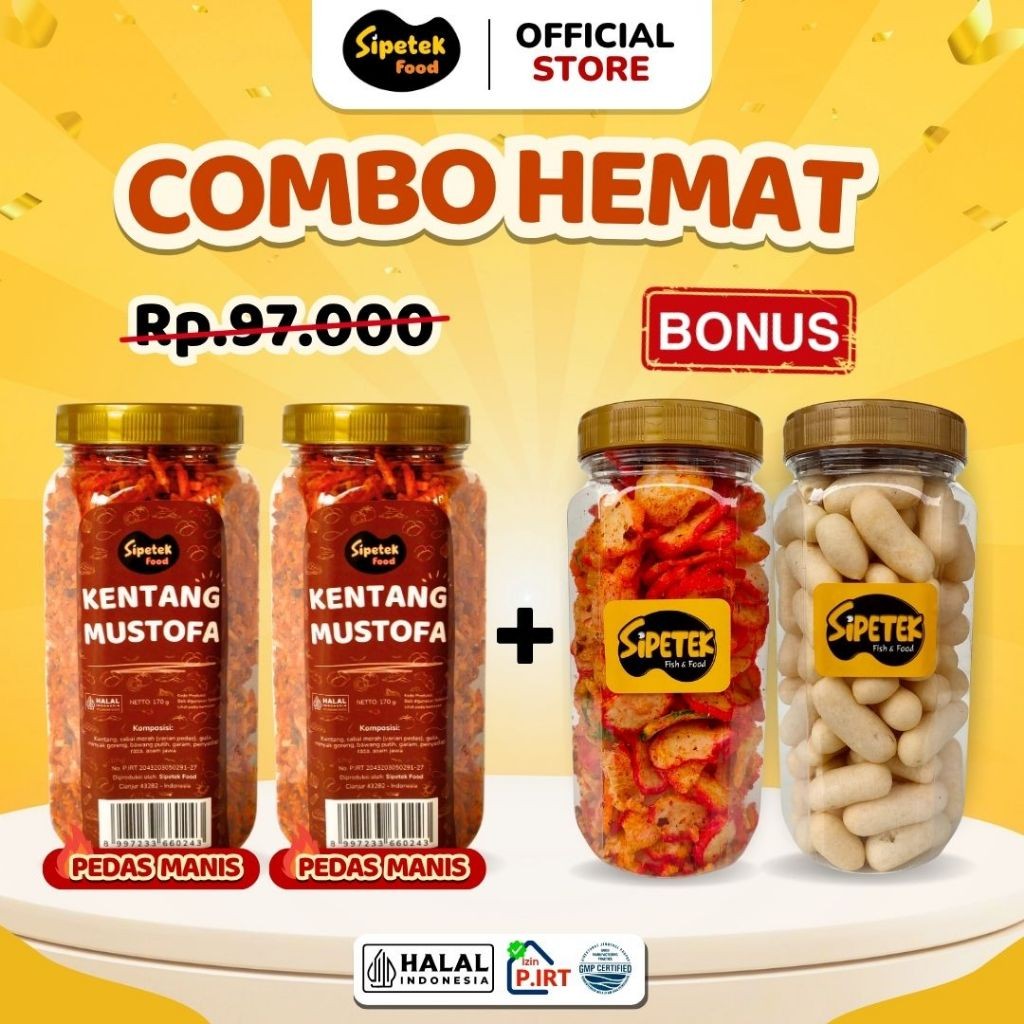 

[SPESIAL] Paket Hemat Bundling 2 Toples Kentang Musotofa Sipetek