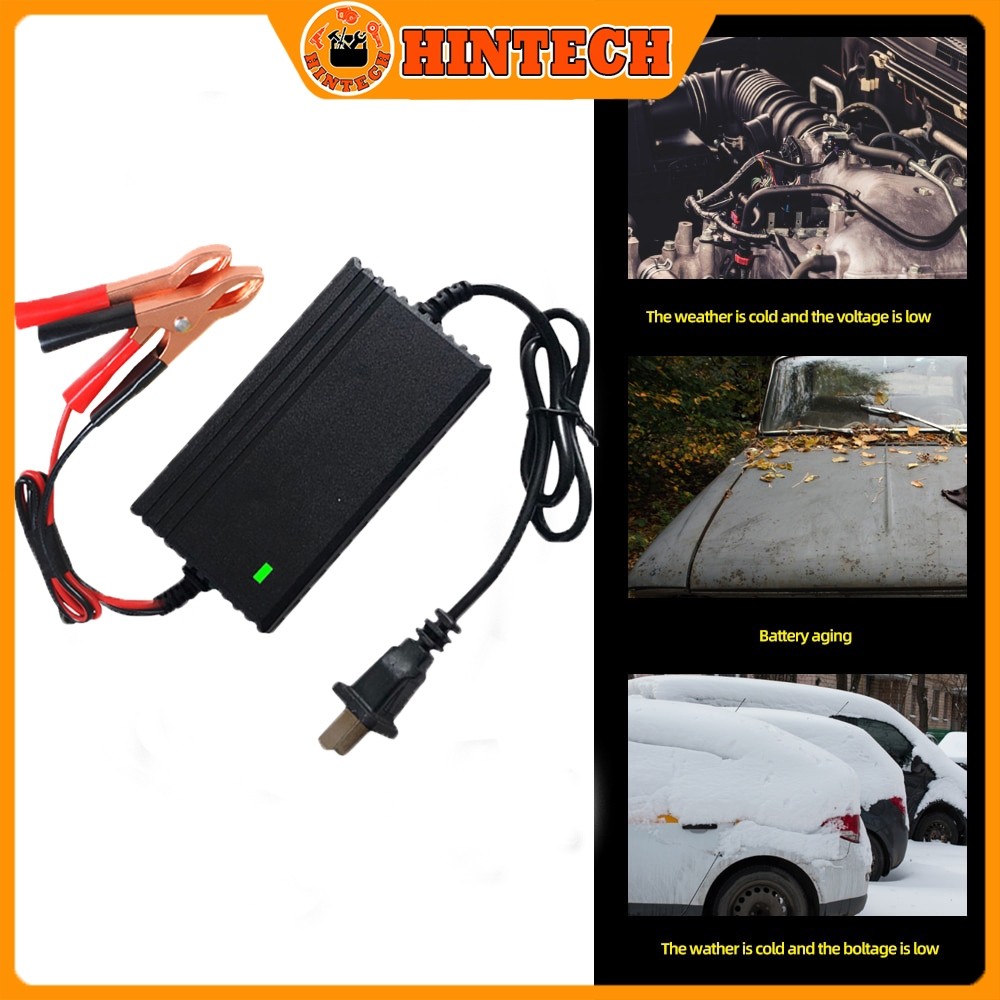 Charger Aki Motor / Cas Aki Motor / Aki Motor Dan Mobil / Pengisi Daya Aki Motor 12V 20AH Pengisi Da