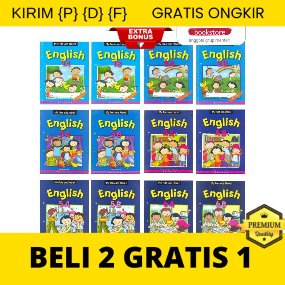 

{P} {D} {F} My Pals are Here English - Workbook | Buku Bahasa Inggris SD