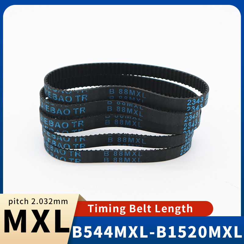 MXL Timing Belt B544MXL-B1520MXL Belt Width 5mm 6mm 10mm 13mm MXL Belts for  C 3D Ma inery Pulley Be