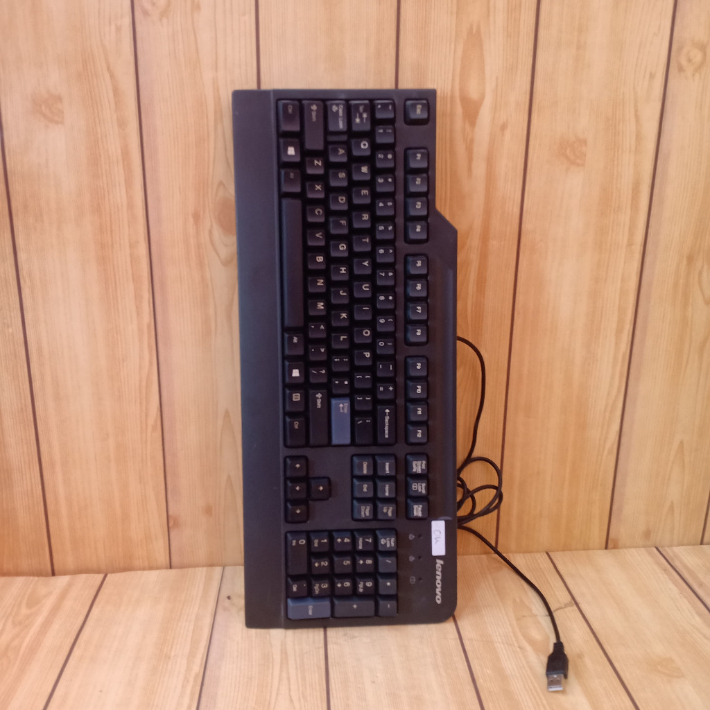 Keyboard buil up USB seken Normal - Keyboard Lenovo usb