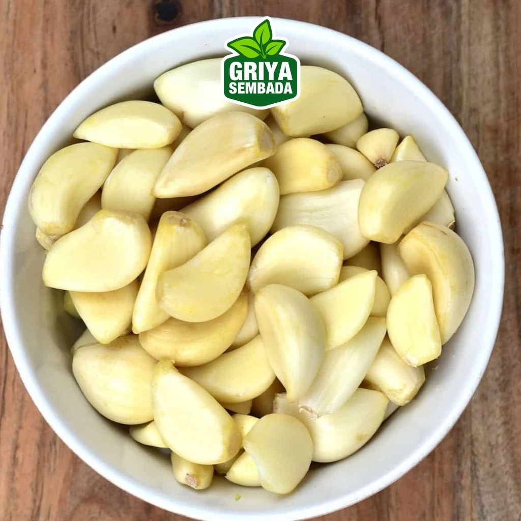 

Bawang Putih Kupas 500gr Fresh dan Bersih Termurah Kirim Instant /Sameday/Grabfood