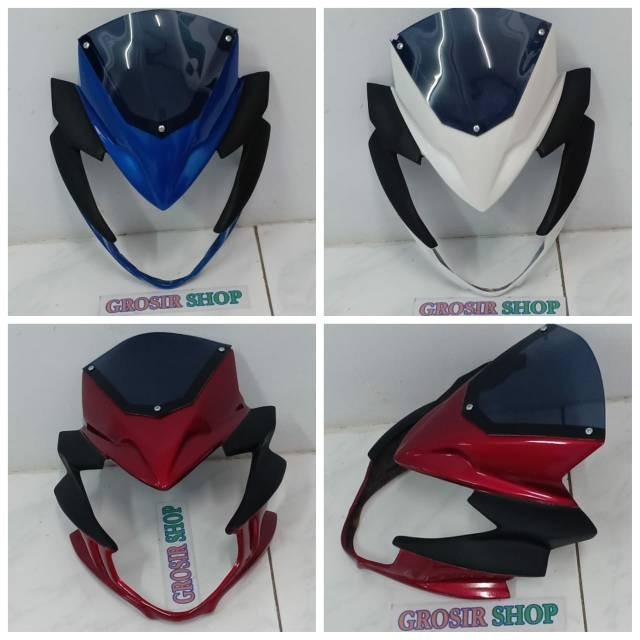 Kedok Lampu Byson Plus Visor Topeng Lampu Byson Kedok Lampu Depan Byson Kedok Lampu Bison Caver Lamp