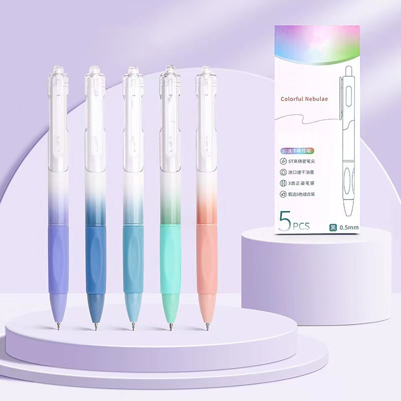 

1 SET 5PCS PULPEN MEKANIK SWEET COLOR 0.5MM EDITION AESTHETIC TINTA DIAMETER 6MM