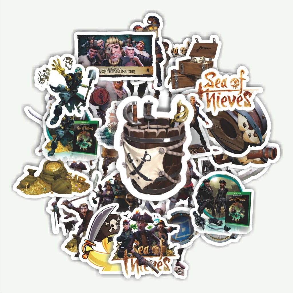 

Sticker Pack Stiker Game Series Sea Of Thieves Character Mix 1 | Sticker TUMBLR | Stiker LAPTOP KOPER HELM