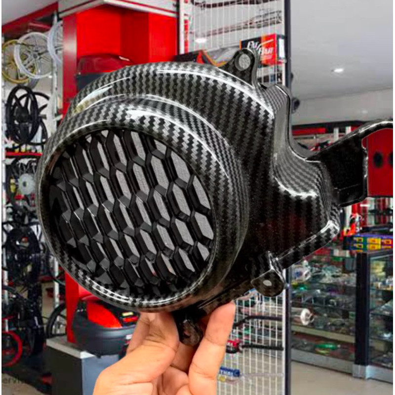 TUTUP KIPAS BEAT DELUX CARBON KIPAS SCOOPY NEW CARBON◾️tutup kipas beat Scoopy Genio carbon 2020/202