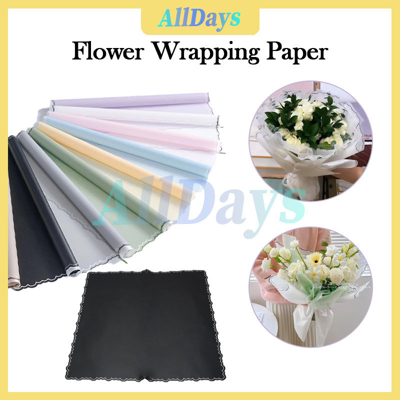 

Kertas Buket List Cloud Frame Transparan 20 Lembar/Flower Wrapping Paper