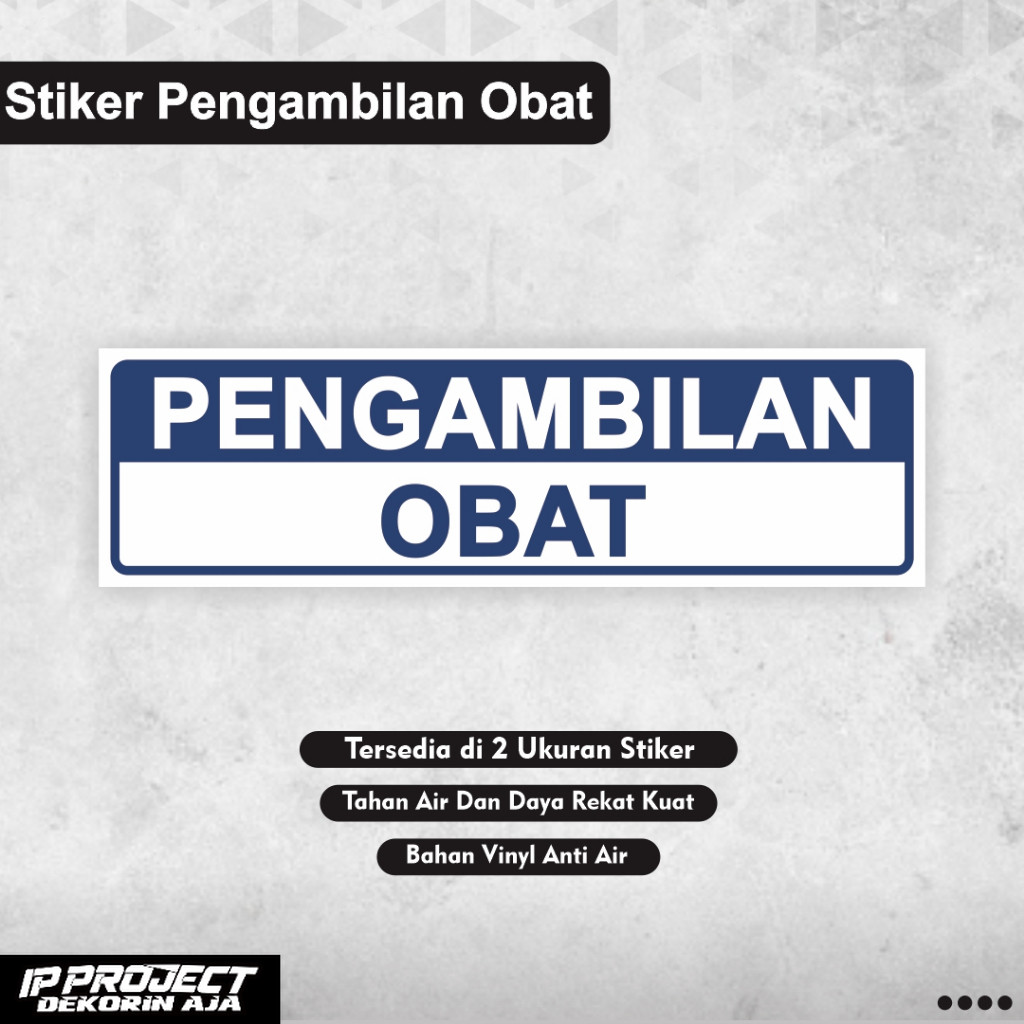

Stiker Pengambilan Obat / Stiker Penyerahan Obat / Stiker Apotek / Stiker Klinik / Stiker Puskesmas