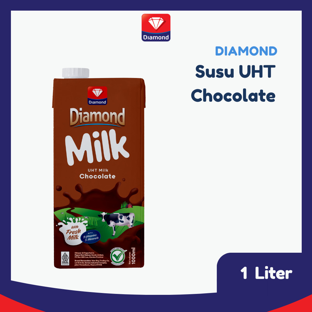 

Diamond Milk Susu UHT Chocolate 1 L