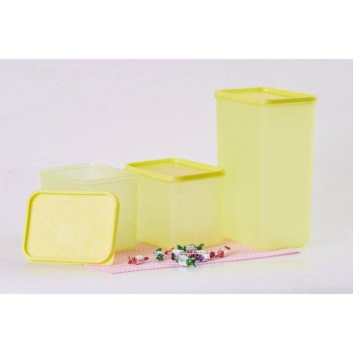 

Tempat Penyimpanan Makanan Set 3-Tifany Green Lime Green Lime