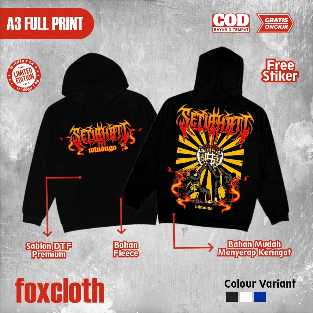 HOODIE PSHW PERSAUDARAN SETIA HATI WINONGO SH WINONGO JAKET PSHW TERBARU - JAKET SH WINONGO - JAKET 