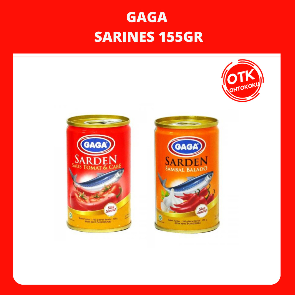 

GAGA Sardines Sarden Ikan Kaleng 155gr