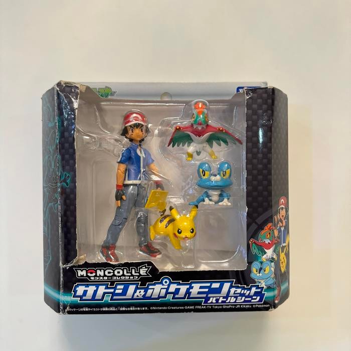 PROMO Moncolle POKEMON Ash Nintendo creatures ORI box tidak mulus second