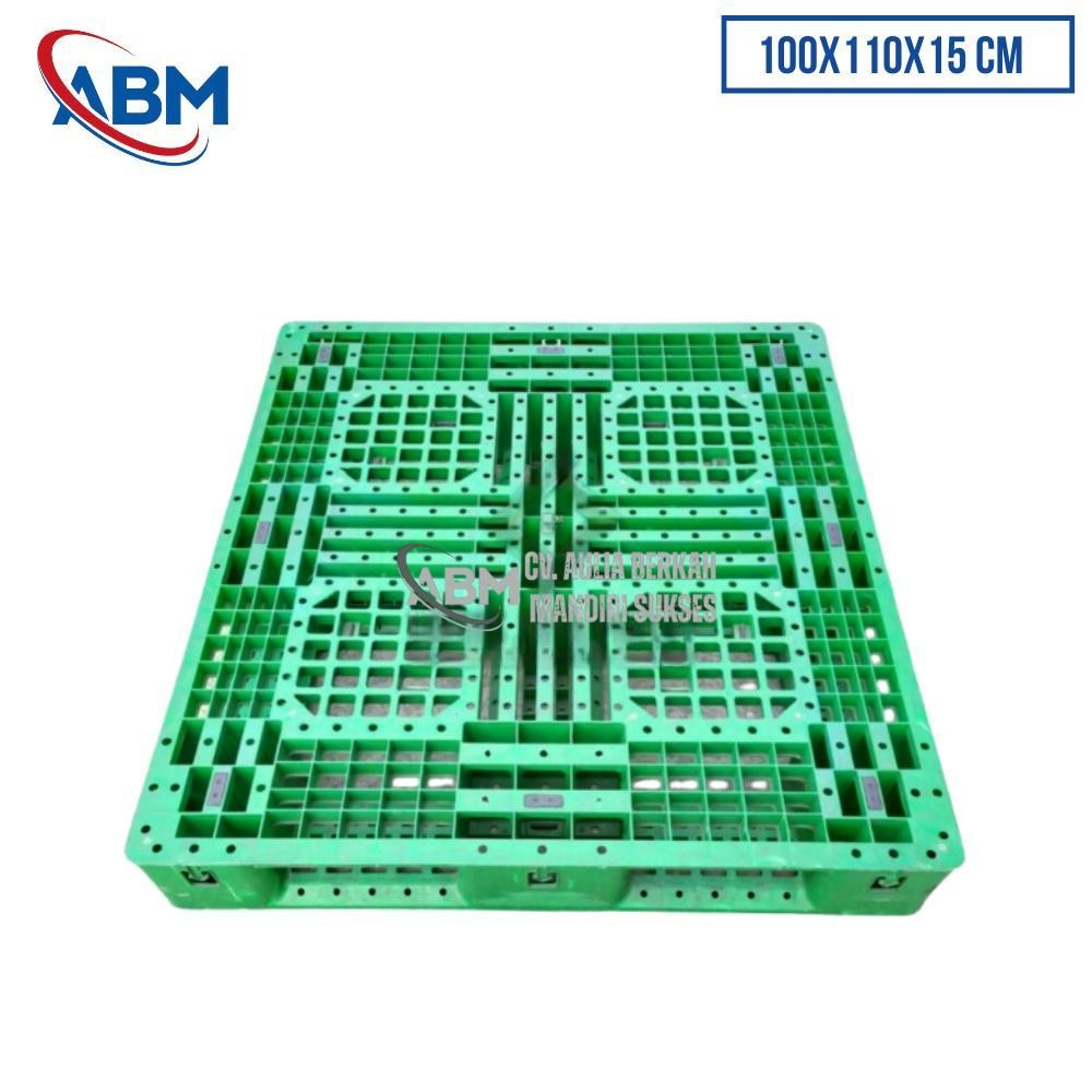 

Pallet Plastik Ukuran 100x110x15 cm - ABMAS24 - Hijau
