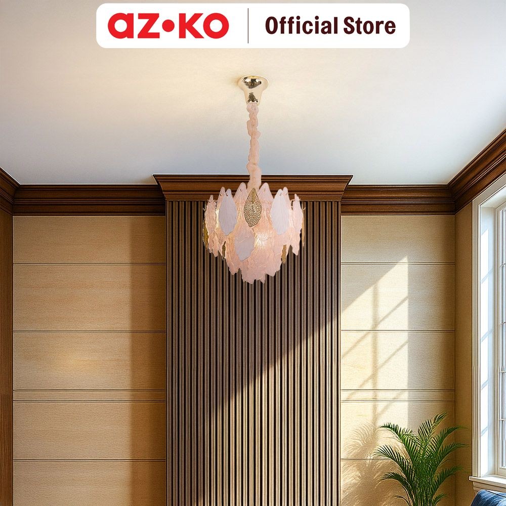 AZKO Eglare Canary Lampu Gantung Hias D50 E14 - Oranye Copper Pendant Light Lampu Tangkai Hanging La