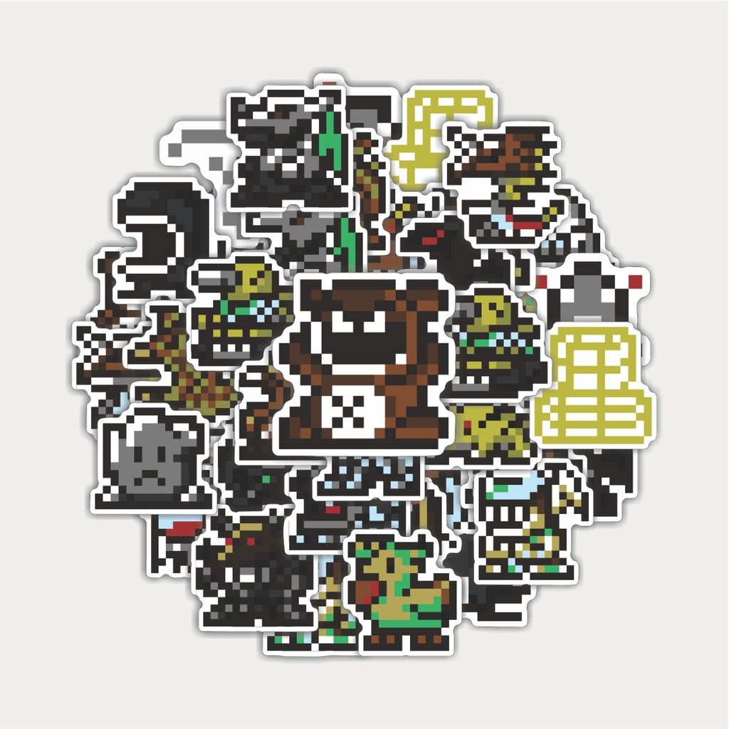 

Sticker Pack Stiker Pixel Digimon V42 | Sticker TUMBLR | Stiker LAPTOP KOPER HELM