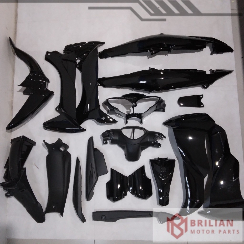 Full Body Jupiter Z Burhan 2006 2007 2008 Hitam WIN | complete set bodi lengkap komplit kasar halus 