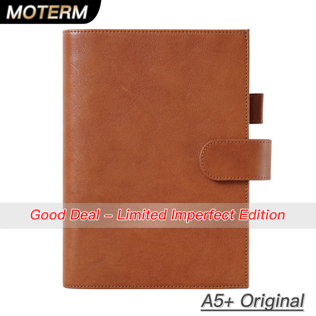 

Limited Imperfect Moterm Full Grain Vegetable Tanned Leather Original A5 Plus Cover for Hobonichi Cousin A5 Size Diary Planner