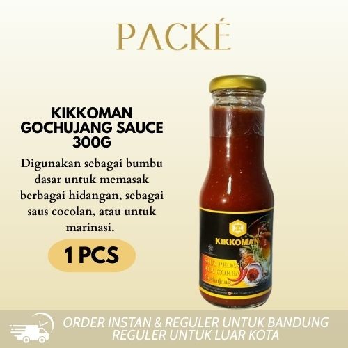 

Kikkoman Gochujang Sauce Pedas Korea Halal Saus Gochujang [300g]