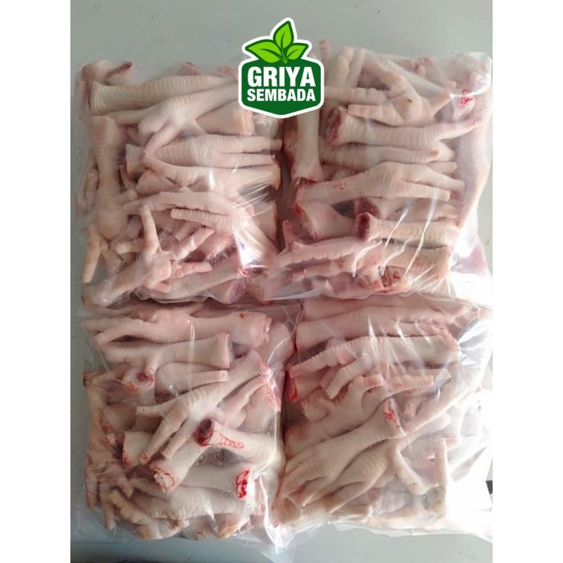 

Ceker Ayam Fresh Tanpa Kuku 250gram Kemasan Variatif Griya Sembada