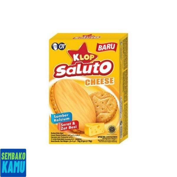 

Klop Saluto Cheese 76 gr - Biskuit