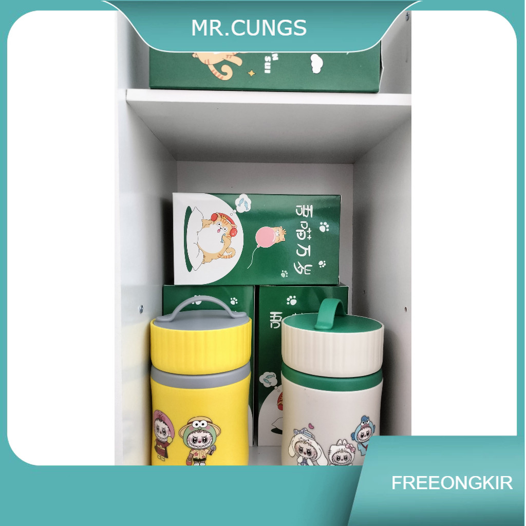 Termos Bubur MPASI Bayi Breakfast Cup Baby Food Container. Termos bubur labubu