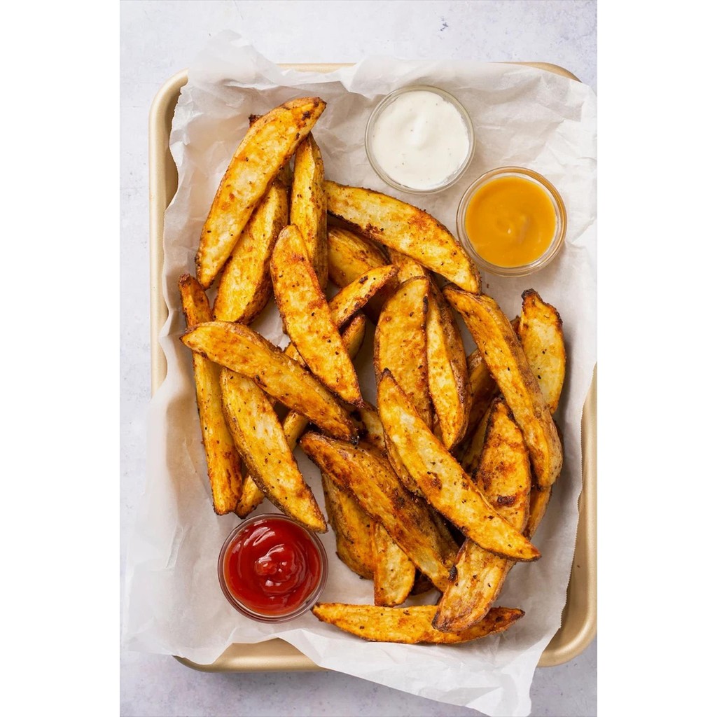 

KENTANG POTATO WEDGES VACUM PACK 500 GR