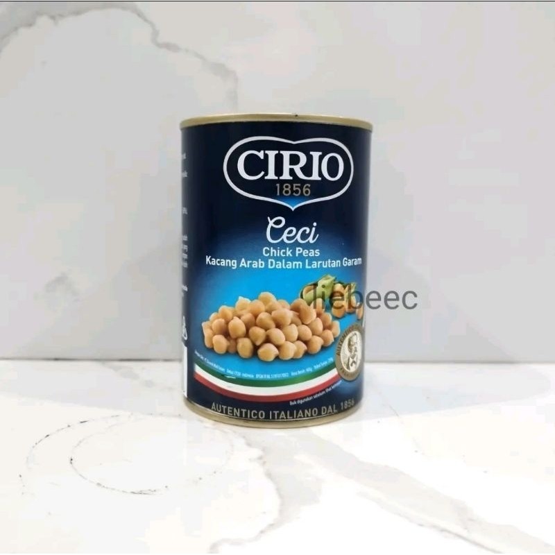 

New Cirio Ceci Chick Peas 400 Gr Kacang Arab Dalam Larutan Garam Kaleng 400grPremium