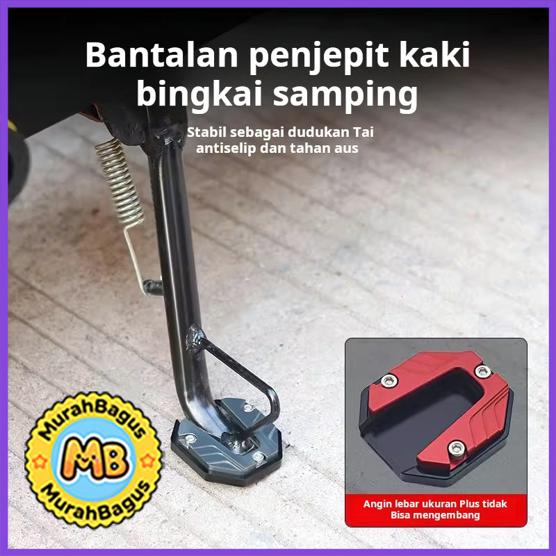Sepeda motor Mavericks mobil listrik terlaris alas penyangga anti selip rangka samping penyangga kak