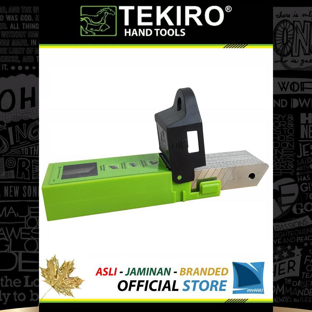 

Isi Cutter Besar 18 mm Refill 60 pcs Baja SK4 Tajam - BLADE CUTTER KNIFE TEKIRO