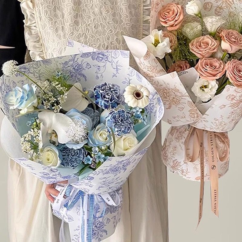 

Kertas Cellophane Buket Bunga Abstrak [Putih / transparant] / Flower Wrapping