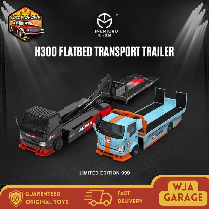 Time Micro H300 Flatbed Transport Trailer