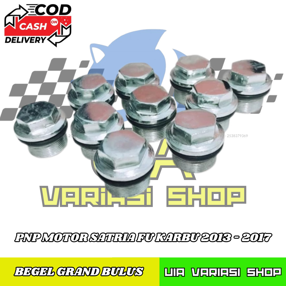 Tutup Shock Depan Satria FU Baut Shock Depan Satria FU Karbu Satu Set Include Seal