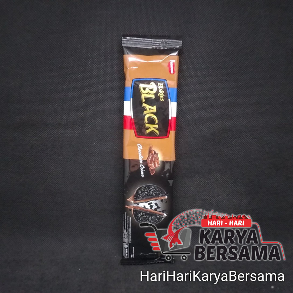 

MAKANAN RINGAN BISKIES BLACK CRACKER SANDWICH CHOCOLATE CREME 24GR