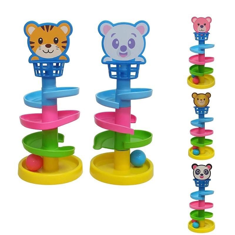 Promo COD Murah Mainan Viral Edukatif Anak Rotating Rolling Ball 3 Susun SH220 Edukasi Cocok Untuk A