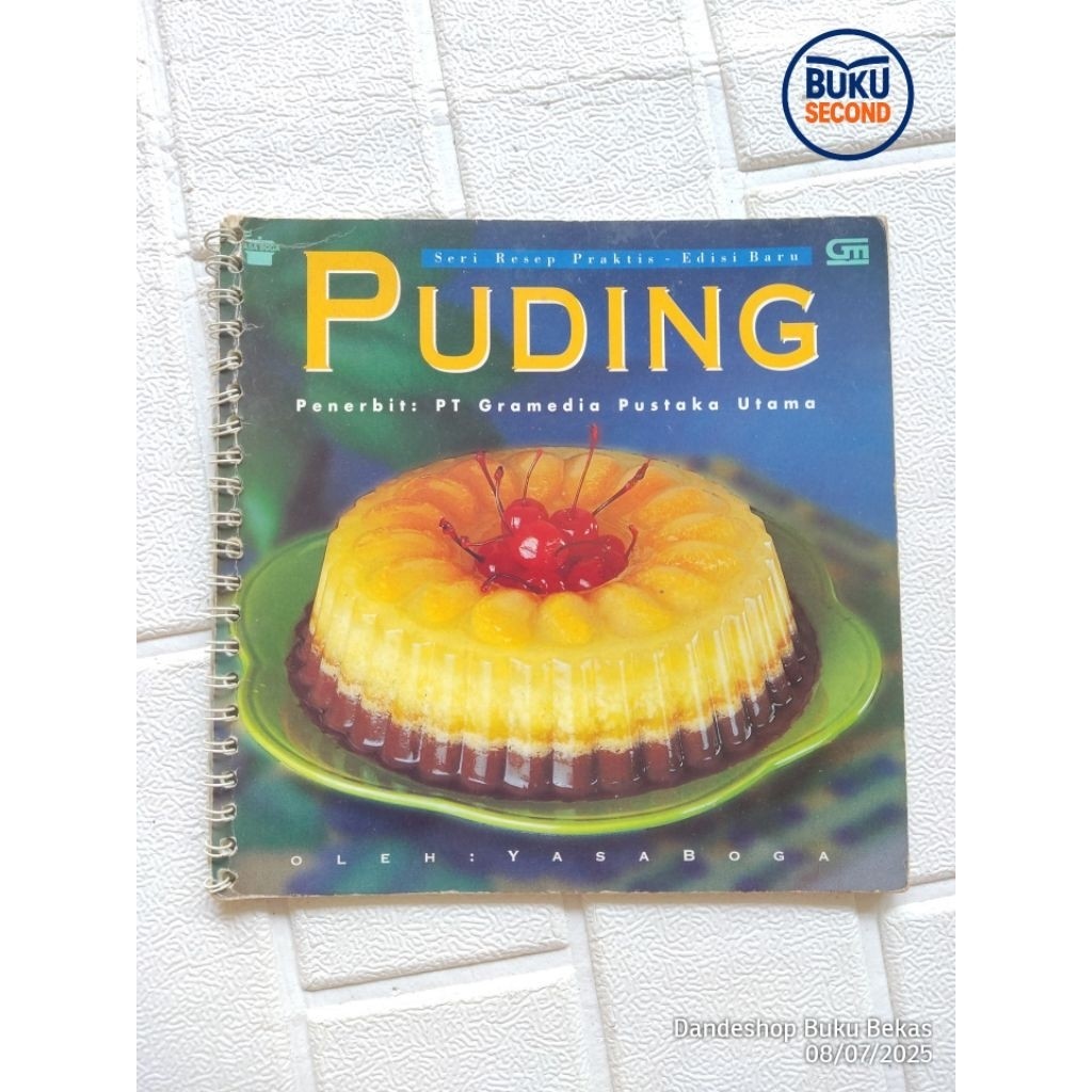 (BEKAS) Puding - Seri Resep Praktis Edisi Baru Gramedia - Buku Resep Masakan  Preloved
