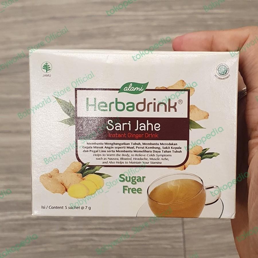 

Herbadrink Sari Jahe Instant Ginger Tea Original / Sugar Free ( 5 Sachets )