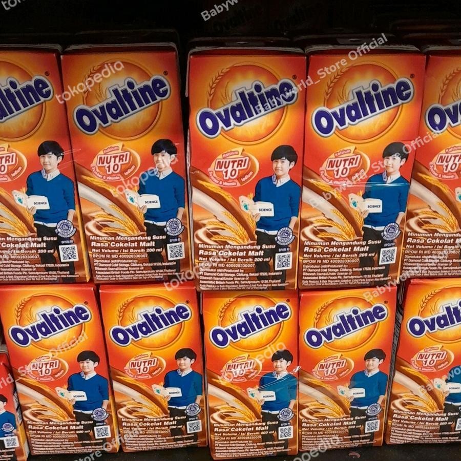 

OVALTINE Susu UHT Nutri 10 COKLAT MALT ( isi 4 x 200 ml )