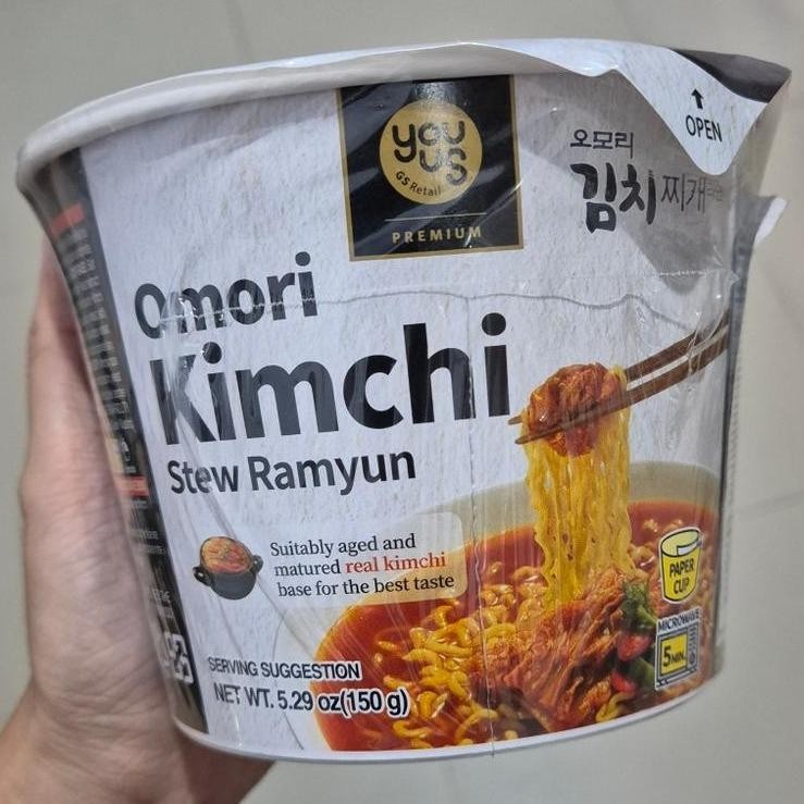 

Omori Kimchi Stew Ramyun Mie Instant Cup Import Korea 150gr