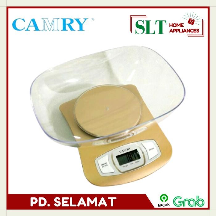 Camry Timbangan Digital 3650 5kg Timbangan Dapur Timbangan Kue Camry - Cokelat