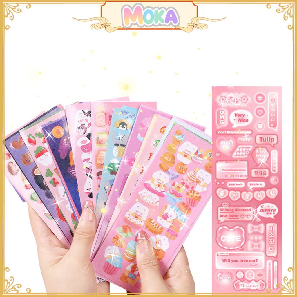 

MOKA Sticker Diy Lucu Imut Untuk Hias Jurnal Photocard Kpop Case Hp Dll Mk50