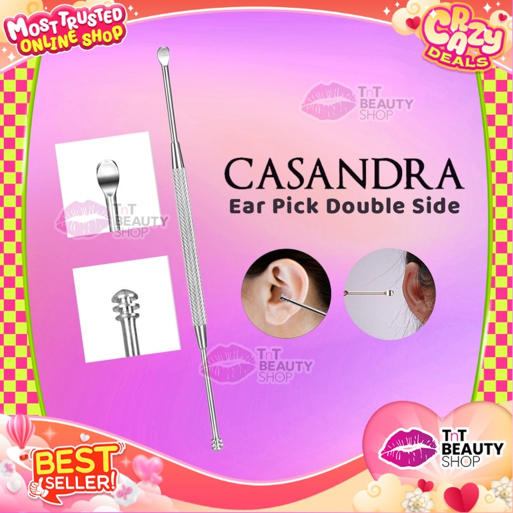 Casandra Ear Pick Double Side | Pembersih Telinga | Tnt Beauty Shop