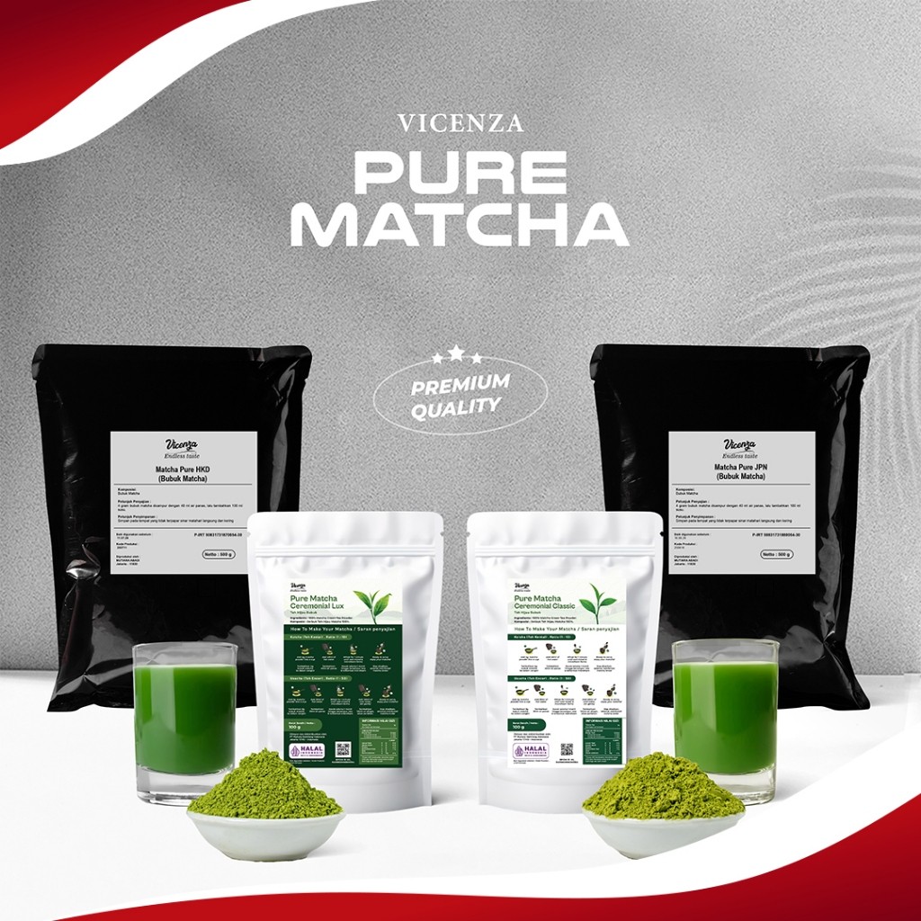

VICENZA Pure Matcha Ceremonial Grade Matcha LUXURY 100 Gr Mutiaragemilang.id