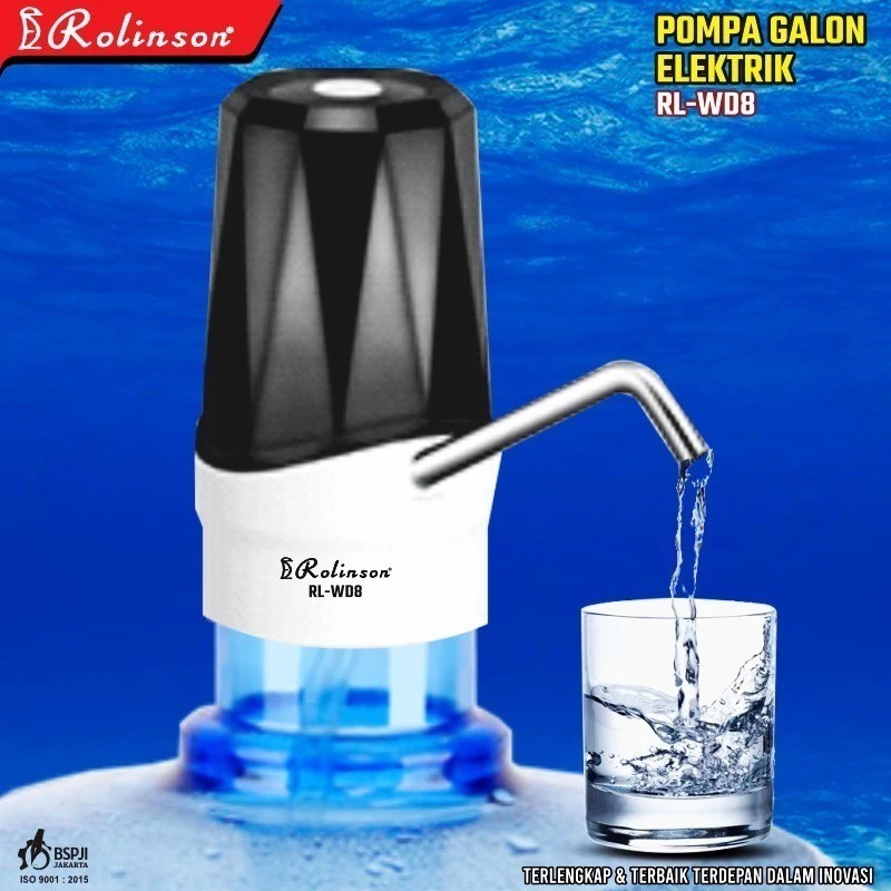 ROLINSON RL-WD8 POMPA GALON OTOMATIS / WATER PUMP - CECE LIVING STORE