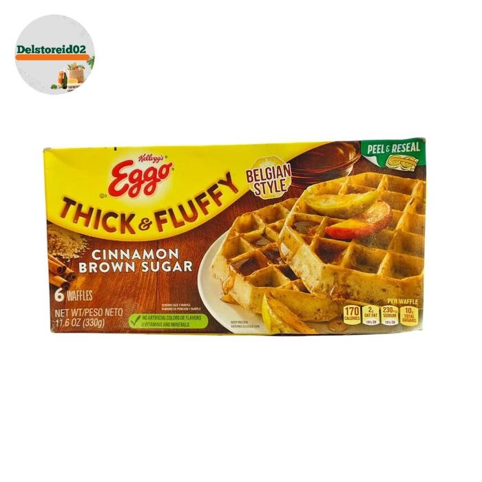 

Kellogg's eggo thick and fluffy cinnamon brown sugar 330 gram