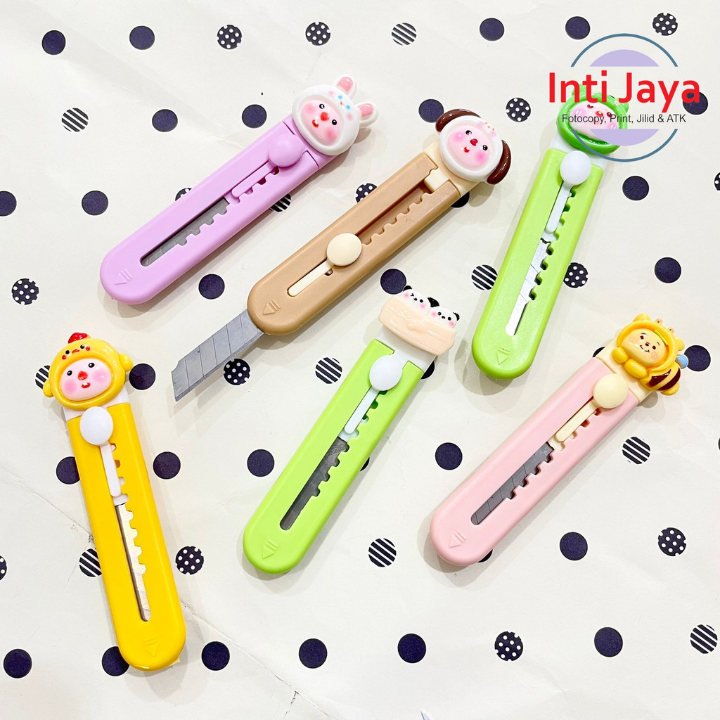 

Cutter Mini Pisau Hand Cutter Knife Portable Karakter Lucu TY5510