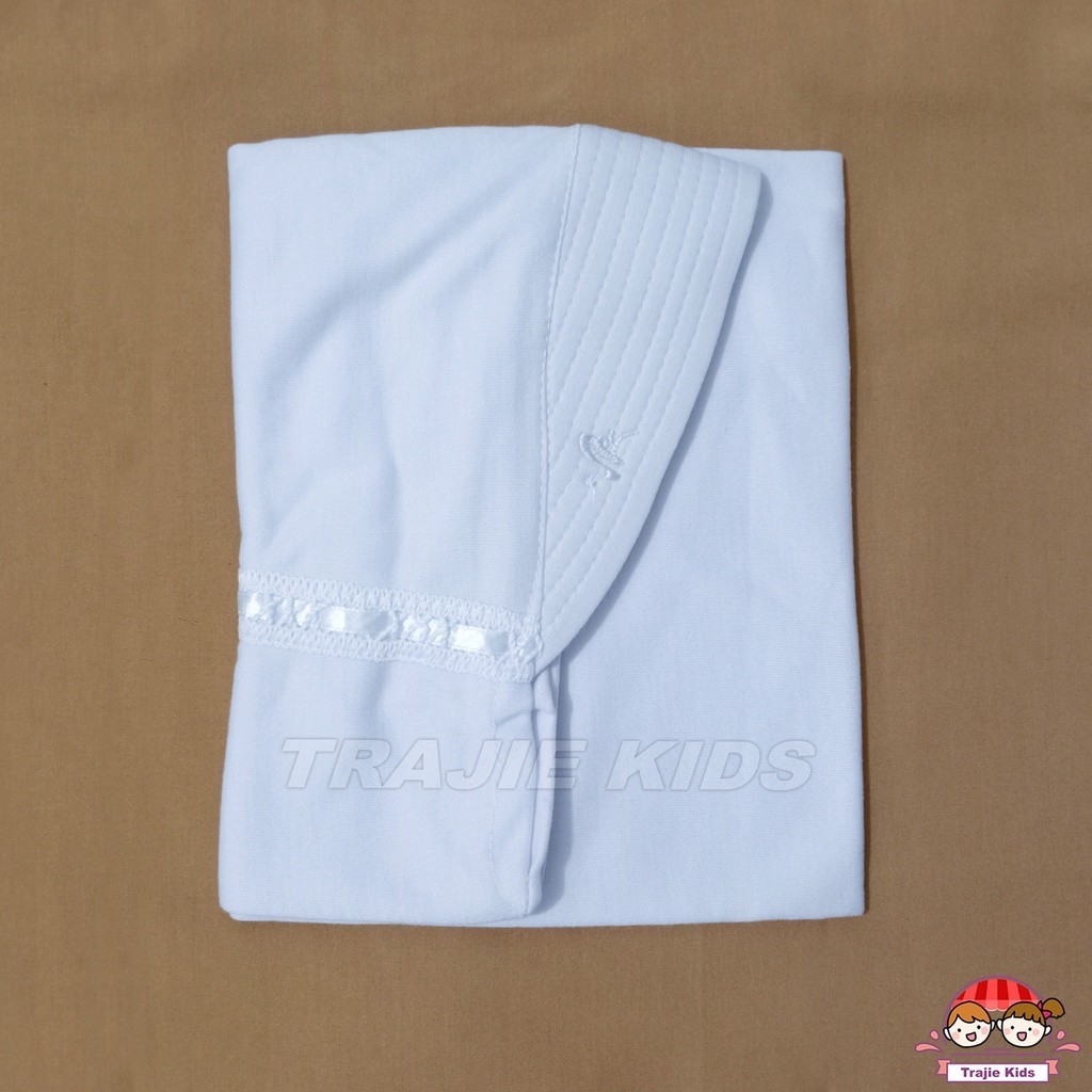 PROMO Jilbab Sekolah TK SD SMP SMA Bergo Serut Instan Putih Hitam Cokelat Abu Biru Hijau Merah Kerud