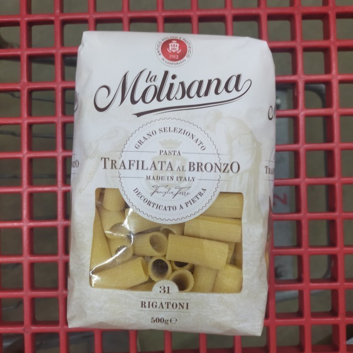 

la molisana pasta grano trafilata Al bronzo rigatoni 31 .500gr